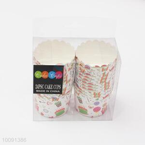 24Pcs Colorful Paper Cupcake Liners Mold Muffin Cases Cake Cups