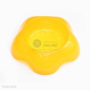 Flower Shape Plastic Pet Bowl/Melamine Dog Bowl/Cat Bowl