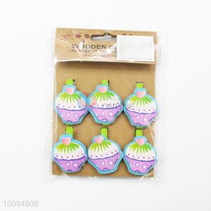 Colorful Cake Wooden Decorative Photos Clips