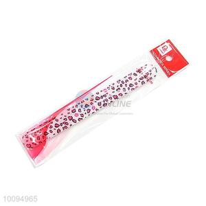 Fashion Style Leopard Print Cosmetic <em>Nail</em> File/<em>Buffer</em>, Foam Beauty Tool