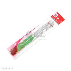 Hot Sale Green&Silvery Disposable <em>Nail</em> File, Foam <em>Buffer</em> for Ladies