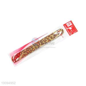 Wholesale Cheap Leopard Print Disposable <em>Nail</em> File, Foam <em>Buffer</em> for Ladies