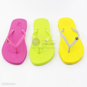 Colorful lady comfortable flip flops