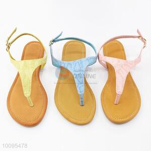 High quality herringbone thong sandals