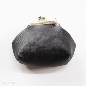 Black Coin Holder,Coin Pouch,Coin Purse with Key Ring