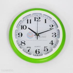 Green Round Plastic Wall Clock/Decorative Wall Clock