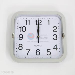 Gray Plastic Wall Clock