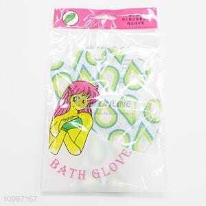 Waterdrop printing bath <em>gloves</em>/exfoliating <em>gloves</em>