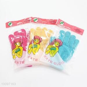 3 Colors low price bath <em>gloves</em>/exfoliating <em>gloves</em>