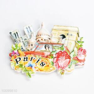 Beautiful Paris Building Resin Fridge Magnet