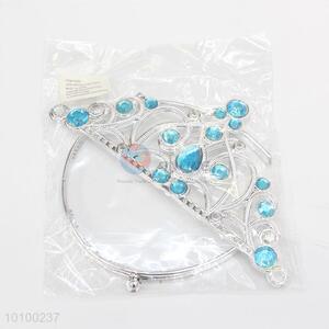 Wholesale party rhinestone plastic crown for girls