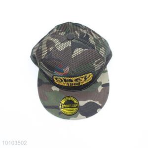 Embroidery mesh camouflage snapback hats