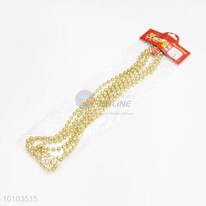 Made in China gold Christmas beaded hang decoration