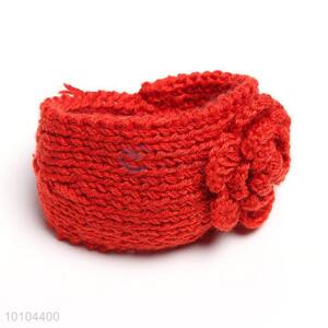 Wholesale Red Knitted Headwrap For Baby