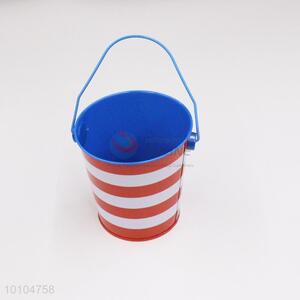 Red-white stripe gift packaging/tin barrel
