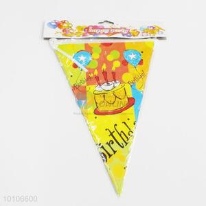 Colorful flag banner pennant for birthday party decoration