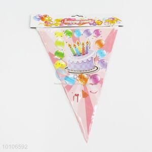 Theme party colorful paper pennant for decorate