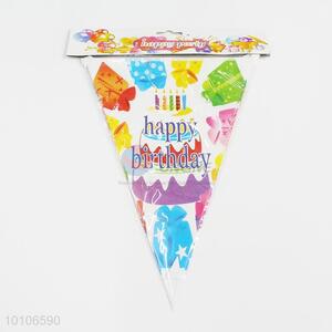 Cheap price wholesale party decorated colorful paper pennant