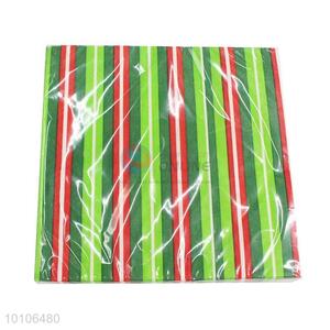 Wholesale stripe paper napkin facial tissue for party