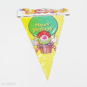 Wholesale theme party supplies paper pennant for sale