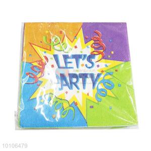 Party disposable square tissue wholesale