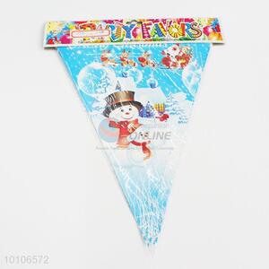 Party decorated colorful paper pennant