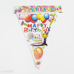 Good quality popular party decorated colorful paper pennant