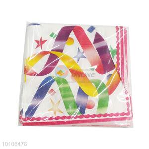 Low price wholesale color paper napkin facial tissue