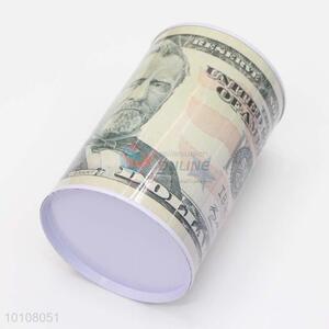 Hot selling zip-top can shape tinplate money bank saving box