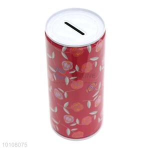 Factory price zip-top can shape tinplate coin money box