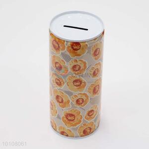 Wholesale zip-top can shape tinplate money box for adults kids