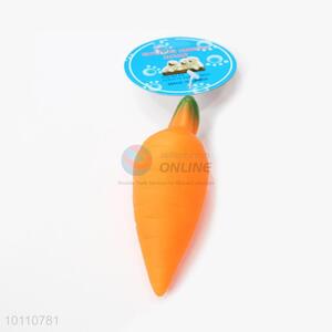 New Style Carrot Vinyl Pet Toy