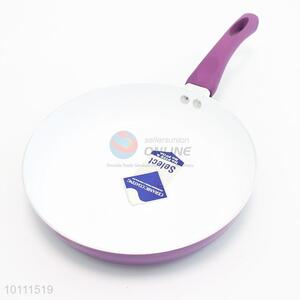 Purple Creamic Frying Pan With Italy Handle Wholesale