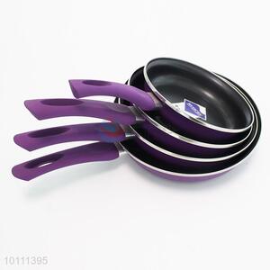 5 Size Non-stick Serging Frying Pan with Purple Italian Handle