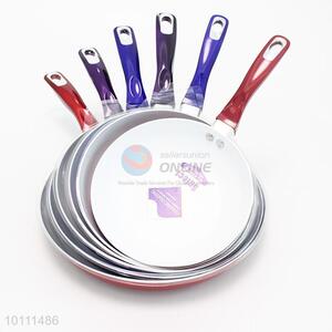 6 Sizes Colorful Non-Stick Ceramic Frying Pan with Long Handle