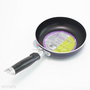 Black Color Round Frying Pan with Round Handle