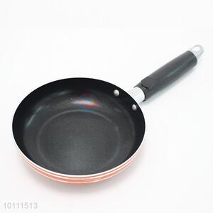 China Wholesale Powder Painting Frying Pan With Round Handle