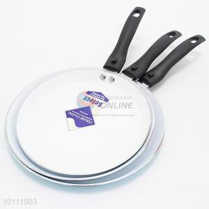 3 Sizes Removable Non-stick Ceramic Frying Pan with Black Handle