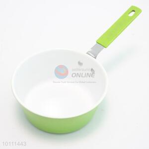 3 Sizes Green Color Milk Pan with Silicone Handle