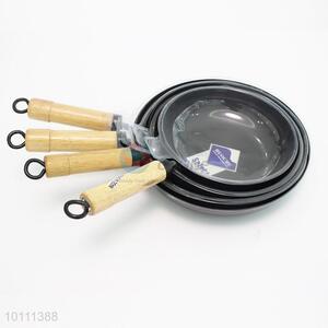 6 Size wooden handle Healthy Nonstick Frying Pan