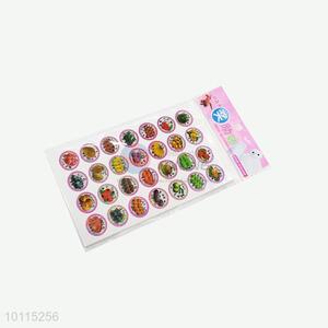 Educational figure and fruit sticker for sale