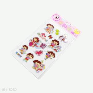 Cheap  price little girl and animal sticker