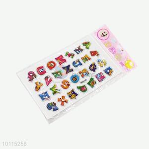 Educational letters sticker for kids