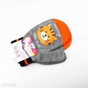 Good quality soft acrylic jacquard children gloves