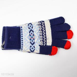Wholesale knitted warm gloves