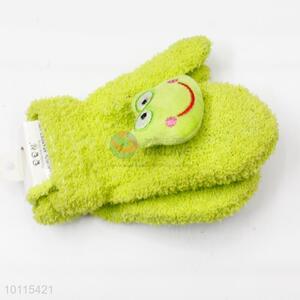 Green cheap frog children custom gloves