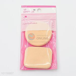Hot Sale Cosmetic Sponge Powder Puff with Round and  Rectangle Shape