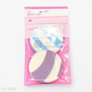 New Arrival Round Shaped Cosmetic Sponge Powder Puff for Girls