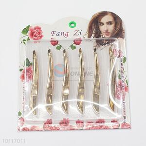 Top Selling Girls Cosmetic Stainless Steel Eyebrow Tweezers