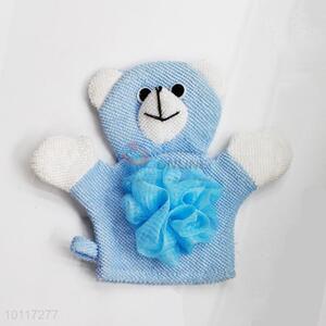 Creative Design Blue Cartoon Bath Gloves
